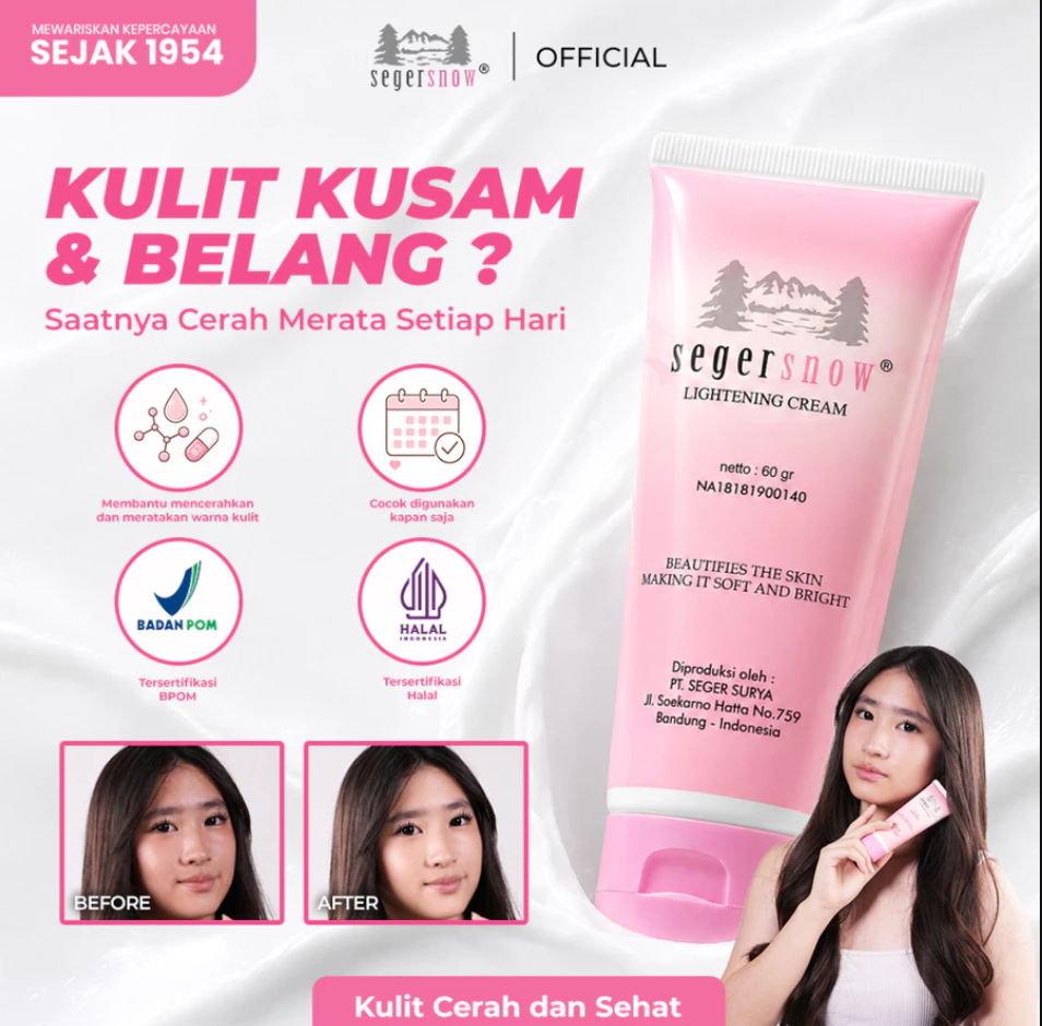 Seger Snow Lightening Cream Tube
