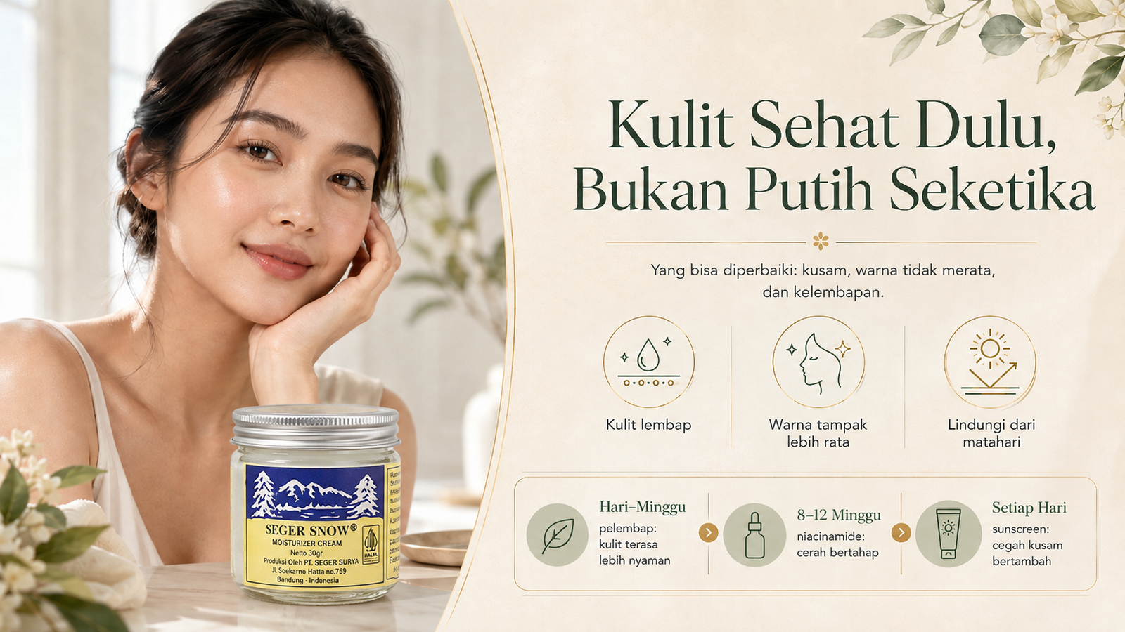 kulit yang sehat, itu prioritas utama