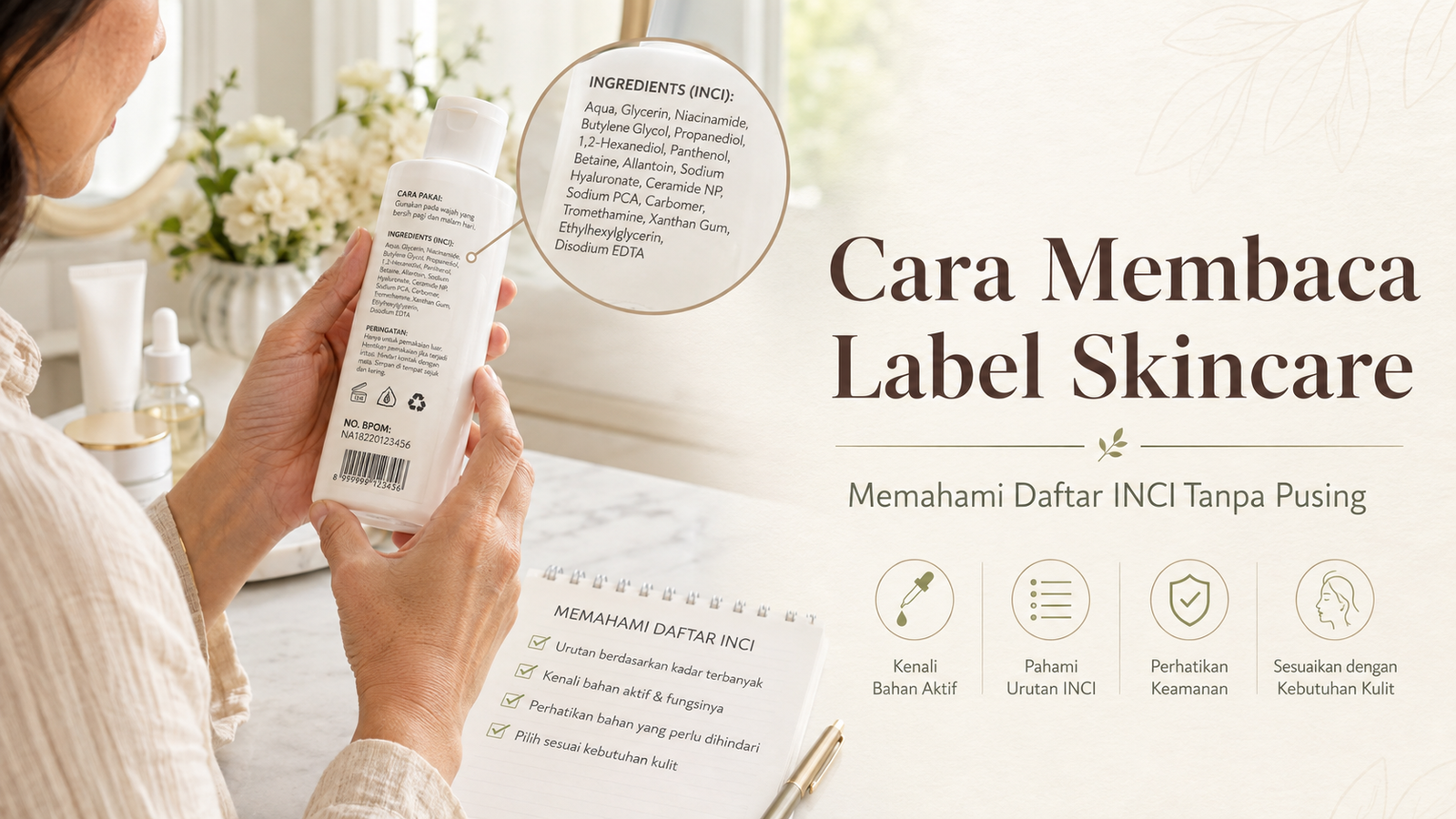 cara baca label skin care